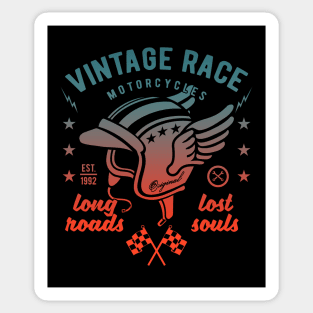 Vintage Race Sticker